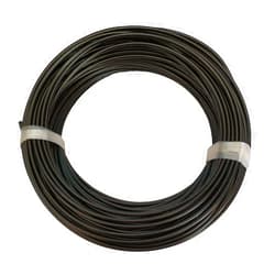 FOLUXING 150Ft Wire Rope Cable, Outdoor Light Guide Wire, 304 Stainless Steel, Vinyl Coated for Hanging String Lights, Globe Lights and Lanterns