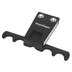 MoyanSuper Pool Stick Holder - Portable Cue Stick Holder Weighted 4-Cue Pool Claw Cue Holder for Billiard Table,Multi-Functional Cue Rest with Cue Tip Care & More, Black