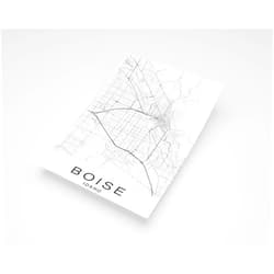 MG Global Simple Poster of Boise ID Idaho USA (2) | 11x17 12x18 16x24 24x36 Minimal Unframed Print | Minimalism Hometown City Wall Art for Gift | Minimalist Artwork for Home Office Decor