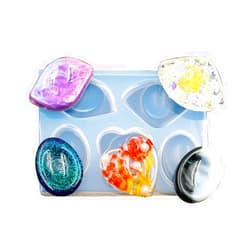 SOPHIE & TOFFEE Worry Stones Silicone Mold | Resin Craft Supply | Resin Jewelry | Resin Mold | Epoxy Resin | Resin Polymer