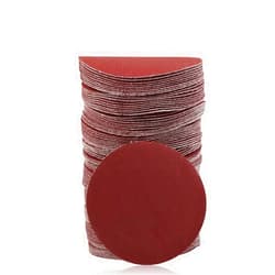 SPEEDWOX Hook and Loop Sanding Discs 100pcs 3 Inch 320 Grit Sandpaper for Wood Drill Grinder Rotary Tools No Hole