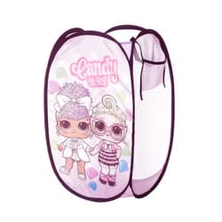 Idea Nuova LOL Surprise Pop Up Hamper with Durable Carry Handles, 21'' H x 13.5'' W X 13.5'' L, Lol Surprise/Light Pink
