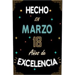 Notas de MARZO publishing CUADERNO, HECHO EN MARZO 2005 18 AÑOS DE EXCELENCIA: Regalo de 18 cumpleaños para mujeres y hombres, ideas de 18 cumpleaños... un cumpleaños... ... 18 cumpleaños para él/ella. (Spanish Edition)