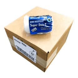 Wooster Brush R204 4 inch Super Doo-Z 1/2 inch Paint Roller Cover - Pack of 24