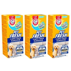 Arm & Hammer Pet Fresh Carpet Odor Eliminator Plus Oxi Clean Dirt Fighters (Pack of 3), 48.9 Ounce