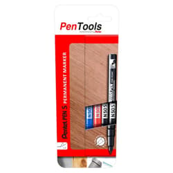PenTools by Pentel N50S Permanent Marker - Extra Fine Bullet Tip (1.0mm Line) for Precise Marking - Pack of 4 - Assorted Colours
