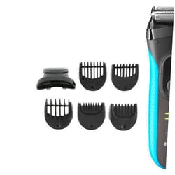 Ciciglow Electric Shaver Trimmer Head for Braun Series 3, Electric Razor Head with 5 x Comb 1/2/3/5/7mm, Replacement Shaver Head