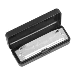 OriGlam Blues Harmonica Mouth Organ, Diatonic Blues Harmonica Key of C, 10 Holes 20 Tones Blues Harp Mouth Organ Harmonica (Silver)