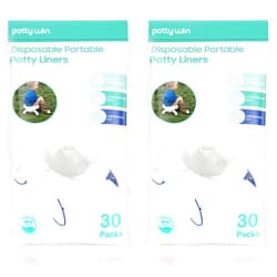 Minne Baby [60 Counts] Disposable Potty Liners compatible with OXO Tot 2-in-1 Go Potty, Universal Refill Bags for Toddler Travel