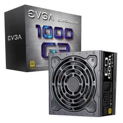 EVGA SuperNOVA 220-G3-1000-X1,1000 G3, 80 Plus Gold 1000W, Fully Modular, Eco Mode with New HDB Fan, 10 Year Warranty, Includes Power ON Self Tester, Compact 150mm Size, Power Supply