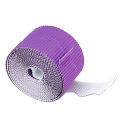 Pacon 37334 Bordette Decorative Border, 2 1/4-Inch x 50-Ft Roll, Violet