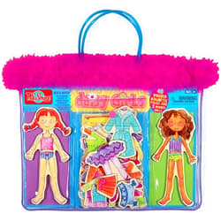 Bendon TS Shure Daisy Girls 40-Piece Wooden Magnetic Dress Up Doll 50463