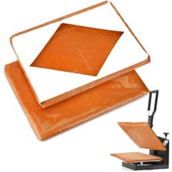 Treela 2 Pcs Heat Press Platen Wrap Cover, 12 x 15 Inch Heat Press Cover Heat Resistant Reusable Sheets Pad Mat Pillow for Sublimation Heat Press Machine