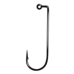 Gamakatsu 90 Degree Round Bend Heavy Wire Jig Hook-Pack of 25 (Black, 3/0)