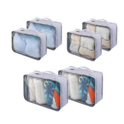 Yskzyz Packing Cubes for Travel 6 Pcs Reusable Underwear Clothing Organizer Bags Mesh Luggage Storage Bags Travel Essentials