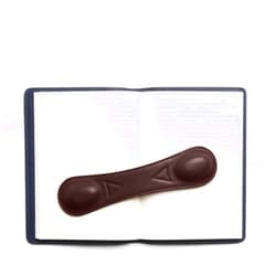 Leatherology Brown Leatherology Bookweight - Flexible Leather Center, Weighted Sides, Versatile Gift
