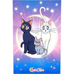 POSTER STOP ONLINE Sailor Moon - Manga/Anime TV Show Poster (Cats - Luna, Artemis & Diana) (Size: 24