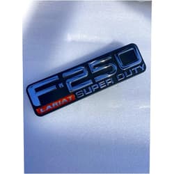 Wallsmart Vintage 250 L. Super Duty Nameplate Emblem Logo Compatible with 250 Badge