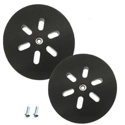 Poweka Sander Replacement Pad for Bosch ROS65VC 1250DEVS 3727DVS 3727DEVS, 2PCS 6 Inch Hook-and-loop Orbital Sander Backing Pad Compatible with Bosch RS6045 & RS6046