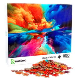 AweDrop 1000 Pieces Jigsaw Puzzle for Adults - Difficult Jigsaw Puzzles 1000 Pieces - Challenging and Fun for Adults, Teens and Kids - Clouds of Afterlife 1000 Piece