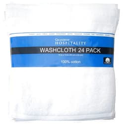 Grandeur Hospitality Towels, Wash Cloth 24-Piece