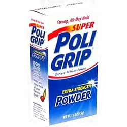 Glaxo Smith Kline Super PoliGrip Denture Adhesive Powder Extra Strength
