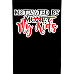 By InkDrop Publishing (Author) Motivated By My Kids: Composition Lined Notebook Journal Funny Gag Gift Mother's And Dads