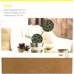 Cricut Heavy Chipboard - 11”x11” - 5 Sheets - Brown, 12
