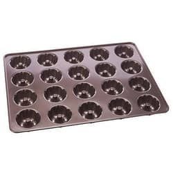 Wilton Perfect Results Premium Non-Stick Mega Mini Fluted Tube Pan, 20-Cavity
