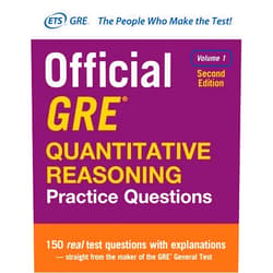 Educational Testing Service Official GRE Quantitative Reasoning Practice Questions, Second Edition, Volume 1
