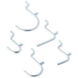 NATIONAL MFG/SPECTRUM BRANDS HHI N182-003 26PC ZN ASSTD V2349, 26 Piece, Zinc Plated, Peg Hooks, Assorted, for 1/8