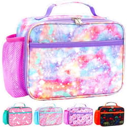 RHCPFOVR Kids Lunch Bag - Insulated Lunch Box for Boys Girls,Washable Lunch Bag and Reusable Toddler Leak-proof Lunchbox for School and Daycare