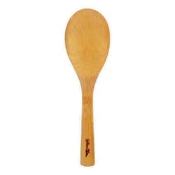 HIC Kitchen Helen’s Asian Kitchen Bamboo Rice Paddle Cooking Utensil, 9-Inch