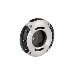 Xikar XO Double Guillotine Cigar Cutter, Dual Stainless Steel Blades, 64 RG, Black Blades (Silver and Black)