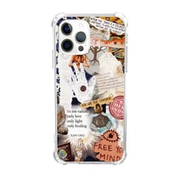 Junilotcik Aesthetic Beige Collage Case Compatible with iPhone 16 Pro Max, Hippie Quote Cover for Girl Men and Women for iPhone 16 Pro Max, Unique Trendy TPU Bumper Phone Case
