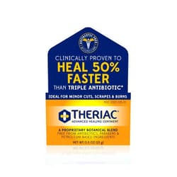 Theriac Advanced Manuka Honey Healing Ointment – Naturally Heals 50% Faster Than Triple Antibiotic/Ideal for Minor Cuts, Scrapes, and Burns / (0.5 Oz)