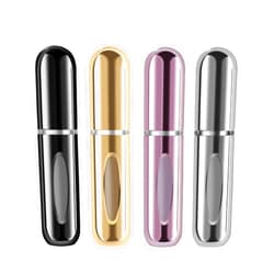 Yamadura Portable Mini Refillable Perfume Atomizer Bottle Spray, Scent Pump Case for Travel (5ml, 4 Pack) 4