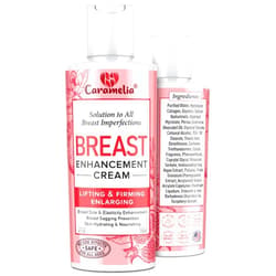 Caramelia Breast Enhancement Cream for Women- Saggy Breast Lift Cream - Made in USA - Breast Enhancement Cream - Breast Firming and Lifting Cream for Saggy Breast - Breast Growth Cream for Firmer Breast (Red)