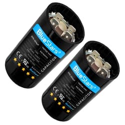 BlueStars Universal Fit 270-324 Mfd uF 110-125VAC Round Motor Start Capacitor 50/60 Hz AC Electric Replacement Part by Blue Stars - Pack of 2