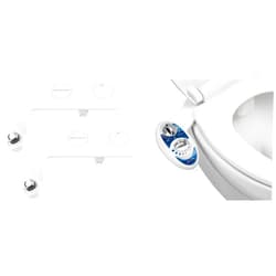 Bio Bidet by Bemis SlimEdge 2-Pack of Freshwater Attachments, White, Non-Electric & LUXE Bidet NEO 185 - Self-Cleaning, Dual Nozzle, Non-Electric Bidet Attachment for Toilet Seat, Adjustable