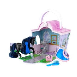 Breyer Horses Mane Beauty Li'l Beauties Playset | Shimmer's Beauty Salon | Model #7431, Purple