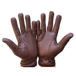 Equestified Ladies Horse Riding Gloves 100% Real Leather Brown, Beige, TAN & Black Women Equestrian Gloves