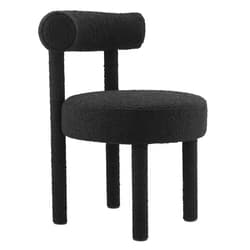 Modway EEI-6387-BLK Toulouse Boucle Fabric Dining Chair, Black