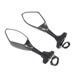 XMT-MOTO Rear View Mirrors LED Turn Signals fit for all Street Bikes Honda, Kawasaki, Suzuki, Yamaha,Ducati, Triumph