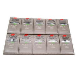 ckpsms Organ Needle - 100 PCS Organ Walking Foot Sewing Machine Needles #DPX17 135X17 SY3355 (DPX17 20/125)