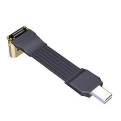 JMT Mini DP1.4 Extension Cable Male to Male Compatible with Displayport for Graphics Card DP1.4 HDR/DSC Signal Transmission (25cm,M5A-P6B)