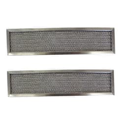 Filter Everything Replacement Aluminum Filters Compatible with GE WB02X6731, GE WB2X6731,G-8541,RHF0304-3-1/2 X 14-1/2 X 3/8 (2-Pack)