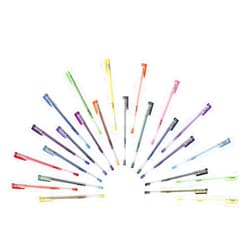 Yoobi Gel Pens 24-Pack | Pastel, Metallic, Neon, and Glitter Shades | Fun Styles with Carrying Case | 1.0mm Medium Tip, Multicolor (11ACKRADABCA)