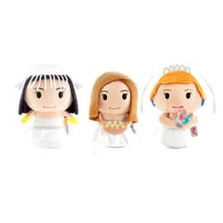 Hallmark Itty Bittys Friends The Wedding Dresses Plush Set of Three US Edition