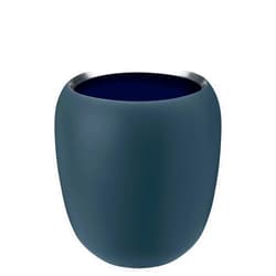 Stelton to go Cup, Stainless Steel with Powder Coating, Dusty Blue/Midnight Blue, Small